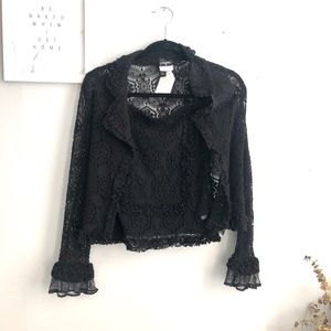 Chanel Lace Tank Top + Cover